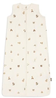 Jollein Saco de Dormir para bebé Jersey – Animal Friends – 70 cm – 100% algodón – 0,5 TOG – Saco de Dormir de Verano para bebé – Certificado Oeko-Tex
