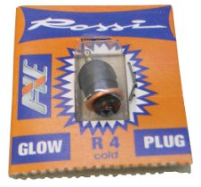 JAMARA 176904 176904-Glühkerze Rossi R4 kalt 6-10 CCM, Mehrfarbig