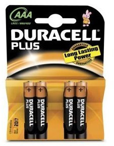 Duracell Battery Alkali Micro (AAA) (Blister) Duracell - Plus Power LR 03 DPP 4-BL