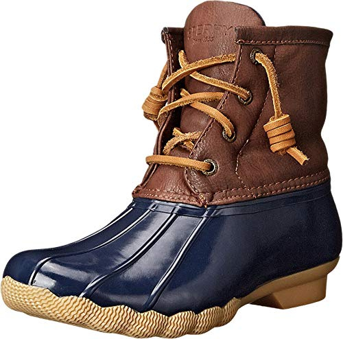 Sperry Top-Sider Saltwater Rain Boot (Little Kid/Big Kid), Navy, 5 M US Big Kid