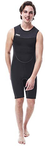 Jobe Perth Shorty - Muta da uomo, in neoprene, 1,5 mm, multicolore, M