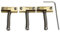Guyker Compensated Brass Saddles Set of 3-10.8mm Barrel Wilkinson-Style Bridge Saddle with Wrench Compatible with Fender Telecaster Tele Vintage Electric Guitar Replacement Part