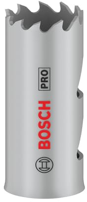 Bosch 1x Sierra de corona PRO Multi Material (para Madera blanda, Cartón-yeso, Ø 22 mm, Professional Accesorios Taladro)