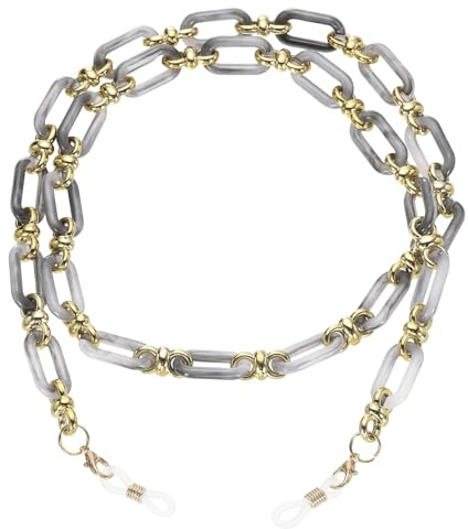 sourcing map Acrylic Glasses Chain, Eyeglass Chain Holder Strap Chains