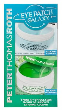 Peter Thomas Roth Eye Patch Galaxy Set – Feuchtigkeitsspendende Hydra-Gel Augenpads – Cucumber De-Tox & Hyaluronic Cloud – Reduziert Augenringe, Schwellungen & Falten – 2-teiliges Set mit Vollgrößen