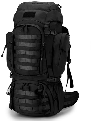Mardingtop 60L Military Internal Frame Backpack for Hiking,Camping,Hunting,Rucksack Backpack with Rain Cover