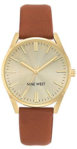 Nine West Women's Strap Watch Brown