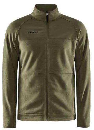 Craft ADV Explore Fleece Midlayer Herren L | Rift | Fleecejacke Herren aus recyceltem Polyester | Seitentaschen & Brusttaschen mit Reißverschluss | Pullover für Herren zum Wandern und Skifahren