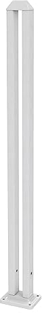Goleray Pali per recinzione in PVC da 32 pollici, in vinile, accessori per colonne di recinzione in PVC per cortile, barriera per animali, cortile, giardino