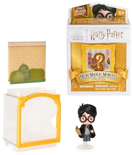 Wizarding World Harry Potter - Micro Magical Moments Überraschungs-Sammelfigur mit Setzkasten (Der Gefangene von Azkaban), ca. 3,8 cm groß, Spielzeug für Kinder ab 6 Jahren, Fanartikel (sortiert)
