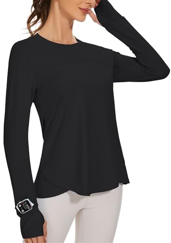 IECCP Damen UPF50+ UV Schutz Outdoorhemd Schnelltrocknend Freizeithemd Langarm Funktionshemd Wanderhemd für Angeln Safari Reisen Golf