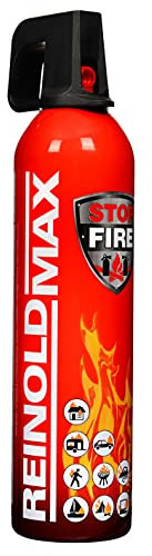 IWH - Feuerlöschspray 750 ml | Kompakter ABF Schaumlöscher ideal für Camping, Auto, Haus und Freizeit | Kleines Feuerlöschspray ideal auch für unterwegs | Inhalt: 750 ml; H: 315 mm
