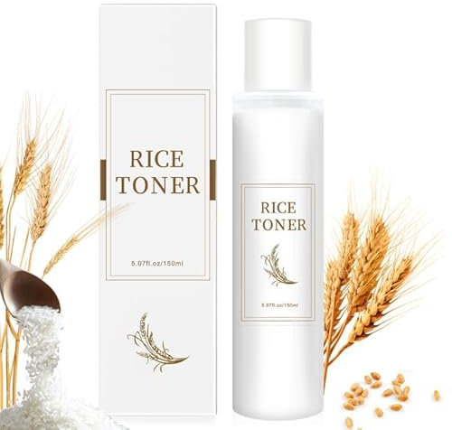 Rice Toner, Toner Visage Korean, Korean Skincare Toner visage, Lotion Tonique Visage Toner Riz, Raffermissant, Hydratant, Non Gras, Adapté à Tous Types de Peau, 150ml (C)