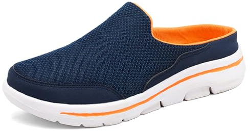 CELANDA Zoccoli e Sabot Donna Uomo Ciabatte Leggero Traspiranti Pantofole da Casa Comode Antiscivolo Scarpe da Giardino Spiaggia all'aperto, Blu Giallo,46 EU