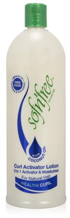 Sof N Curl Lotion with Vitamin E and Panthenol 2-in-1 Activator for smooth & glossy curls, 750 ml