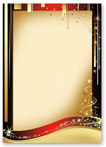 Motivpapier WEIHNACHTSBRIEF Weihnachten Weihnachtspapier - DIN A4 Format 100 Blatt - Paper-Media