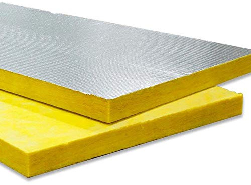 Owens Corning 703 FRK Semi Rigid Fiberglass Board Sound Absorbing Thermal Acoustic Insulation, 2 Inch Thickness (6 Pack)