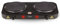 ARDES - Elektrokochherd von 2000W aus lackiertem Stahl für Camping und Küche mit 2 Platten aus Gusseisen Durchmesser 15,5 cm und 2 Thermostate Modell TIKAPPA AR1F20 Schwarz