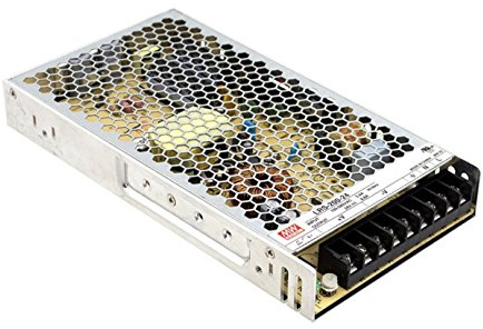 Fuente de alimentación de conmutación de MEAN WELL tipo cerrado 200 W 5 V 40 A LRS-200-5 AC-DC de salida única LRS-200 Series