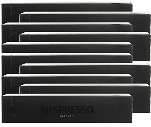 Nespresso Vertuo Cápsulas para cafeteras (Stormio - Intensidad 8, 10 cajas - 100 vainas)