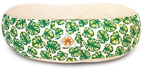 Complete Unity Yoga Premium Meditationskissen, höhenverstellbar, abnehmbarer und waschbarer Bezug, natürliches Buchweizen gefülltes Meditationskissen, Zafu-Bodenkissen