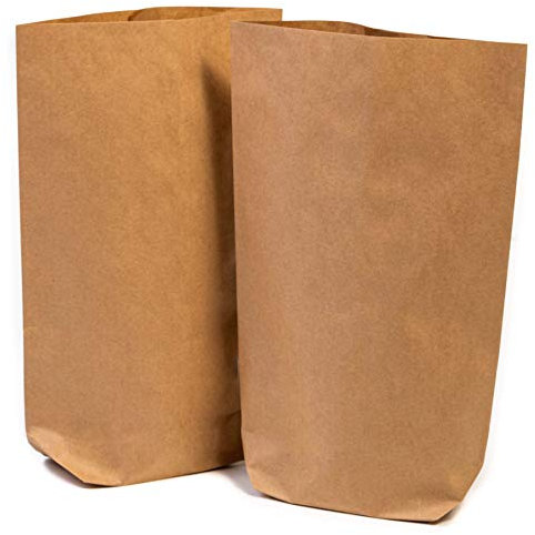 24 x Papiertüten Braun Groß (16,5 x 26 x 6 cm) - Braune Geschenktüten für Adventskalender - Ostertüten zum befüllen - Kraftpapiertüten, Bodenbeutel, Tüten, Tütchen, Beutel aus Papier
