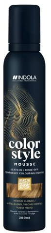 Indola Color Style Mousse Medium Blonde, Aloe, 200ml