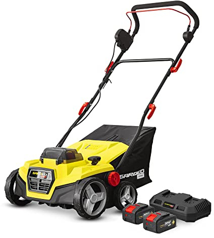 Balayeuse pour gazon synthétique sur batterie - 2 x 20V - 4Ah - Gardeo Pro