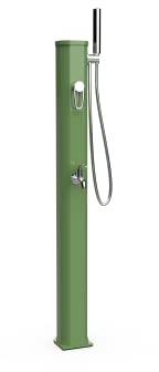 Formidra Recovera, Solardusche Jolly Go2 RAL6011 Green Asseda, Garten, Wasserausrüstung und Gartengeräte, Grässeläume, Gartenschauer, DS-JG141-6011