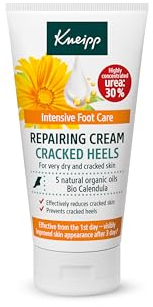 Kneipp Crema tacchi screpolati; Ripara e previene crepe nei talloni; Rigenera; Calma e rinfresca; Oli naturali e biologici; Urea; Pantenolo; Odore di arancia; 50ml