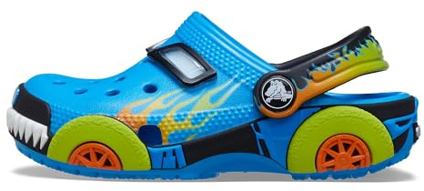 Crocs Unisex-barn klassiska I Am Clogs (småbarn), Neon Ocean, 8 UK Child
