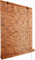 Bambus Rollo 80x220cm (Breite x Höhe) Sichtschutz und Sonnenschutz Jalousie Vorhang für Fenster, Tür, Balkon und Garten | Handgefertigtes Bambusrollo aus Schilfrohr mit Seiljustierung Wohnzimmer
