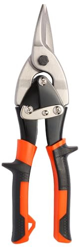 Riloventa Blechschere Gerade, Blech Schneiden, Trockenbau Werkzeug Drahtschere, Metallschere, Blechscheren, Metallschneider, Schneider Gerader Schnitt, für Blech, Aluminium, Leder, Kupfer, 250mm