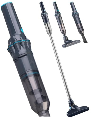 Sichler Haushaltsgeräte Akku Staubsauger: Akku Zyklon Hand-& Bodenstaubsauger, 16KPa, HEPA-Filter (Boden Staubsauger, Beutelloser)