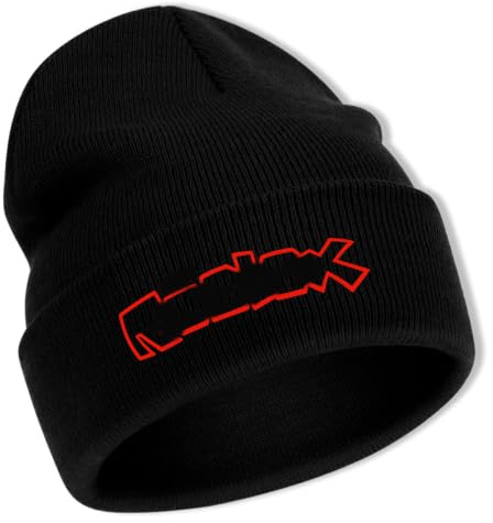 PfirstDa Bonnet Tricoté, Bonnet d'hiver pour Hommes et Femmes | Chapeaux Tricoté pour Automne et Hiver, Noir Chapeaux Chauds D’Hiver