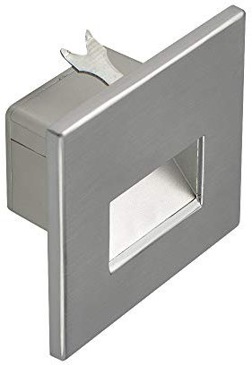 s.luce LED-Wandeinbauleuchte Box 60lm, Farbe:Aluminium