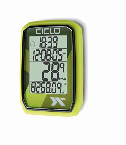 Ciclosport Unisex – Erwachsene PROTOS 105 Fahrradcomputer, grün, normal