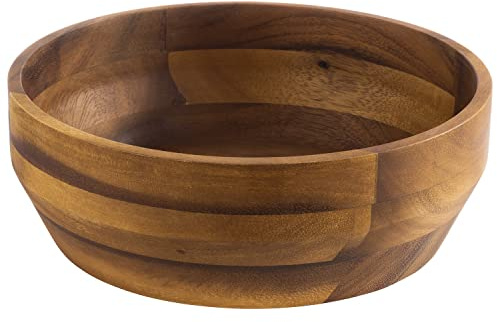 APS 795 skål – ACACIA av akaciaträ för snacks, frukt, sallad & co., 25 cm x 8,50 cm