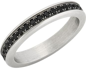 Breil Collezione LIGHT ROW, Anello Uomo in Acciaio, Gioiello idee regalo uomo