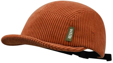 CLAPE Corduroy Baseball Cap Unisex Kappe Kurzer Schirm 5 Panel Schirmmütze Camp Cap Unstructured Fitted Kappe Casual Sport Cappy