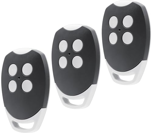 Ouvre-porte de garage, 3 pièces télécommande de porte de garage Compatible avec Ditec 433,92MHz GOL4, BIXLG4, BIXLP2, BIXLS2 télécommande, 4 canaux