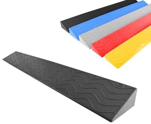 A,3.5cm,Rampas De Umbral para Puertas, Antideslizantes, para Sillas De Ruedas, Portátiles, para Bordillos, Resistentes, para Robots Barredores, Escaleras y Scooters.