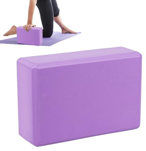 Robust yogablock - halkfri träningstegel, slitstarkt skum med slutna celler, lätt och miljövänlig design, balanserat träningstillbehör | för alignemstöd