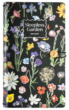 Grupo Erik Taccuino Sleepless Garden - Diario di Viaggio con Tre Quaderni Ricambiabili a Pagine Bianche, 192 Pagine | Cancelleria, Diario Personale