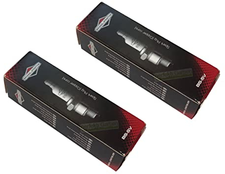 2 X Zündkerze kompatibel mit Briggs & Stratton BS-SV 992300 992300C 802592S BS19LM 992040 RJ19LM