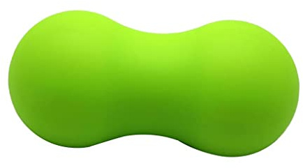 Balle de massage double lacrosse pour relâchement myofascial – Libère la tension musculaire et améliore la flexibilité – Outil d'auto-massage pour pré/après l'entraînement – Vert
