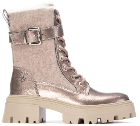 XTI - Bottines Femme Nude - Chaussures confortables et polyvalentes - Mode décontractée - Modèle 14466901 (Taille36)