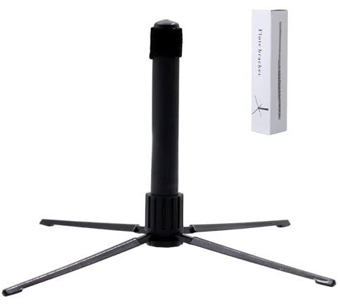 Supporto Flauto | Accessorio Pieghevole Per Strumenti A 4 Gambe Con Base - Supporto Per Flauto E Clarinetto | Viaggio Casa Esterno Halloween Vacanza Compleanno Festa Famiglia Amici