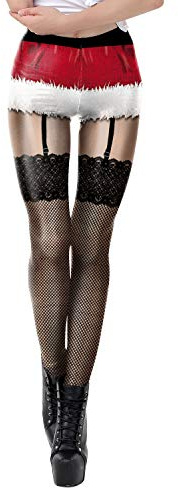 De feuilles Dam jul leggings digitalt tryck stretch full längd yoga leggings nyhet jul tomte kostym