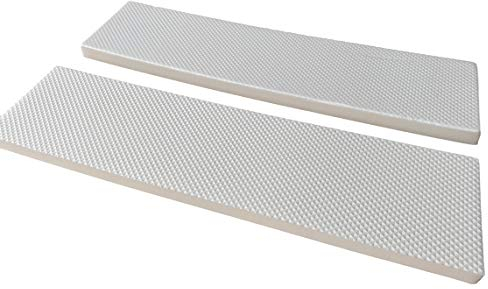 2Stk. Garagenwandschutz Weiß | Selbstklebend | Türschutz für Auto PKW KFZ Garage | 400x100x15mm